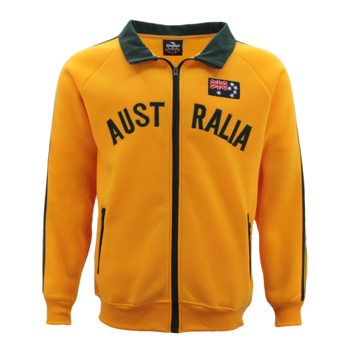 Adult Men's T Shirt Australia Day Souvenir Funny - Green & Gold [Size: S]