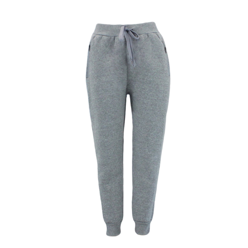 FIL Women's Sherpa Fleece Track Pants - Light Grey [Size: 10]