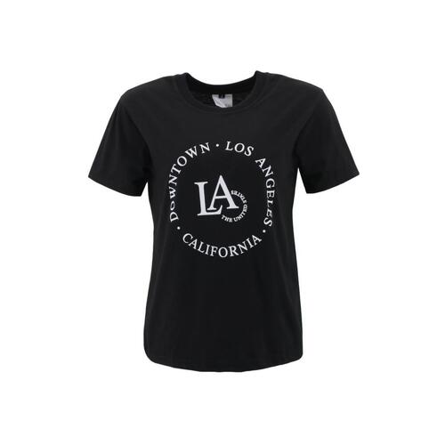 FIL Women's T-Shirt - LA- Black [Size: 8]