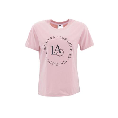 FIL Women's T-Shirt - LA- Dusty Pink [Size: 8]