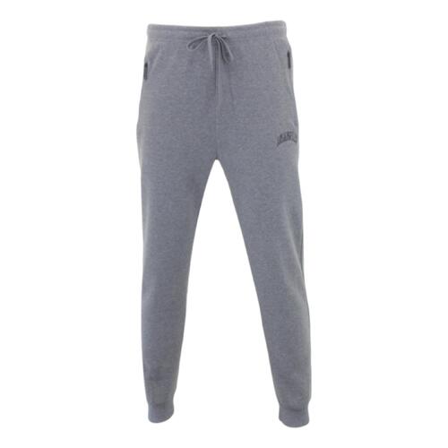 Men's Fleece Track Pants Jogger Zip Pockets LOS ANGELES/Dark Grey [Size: S]