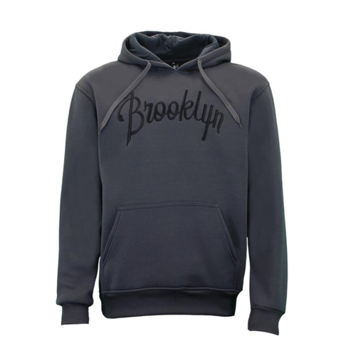 FIL Men's Fleece Hoodie Embroidered BROOKLYN/Charcoal [Size: S]