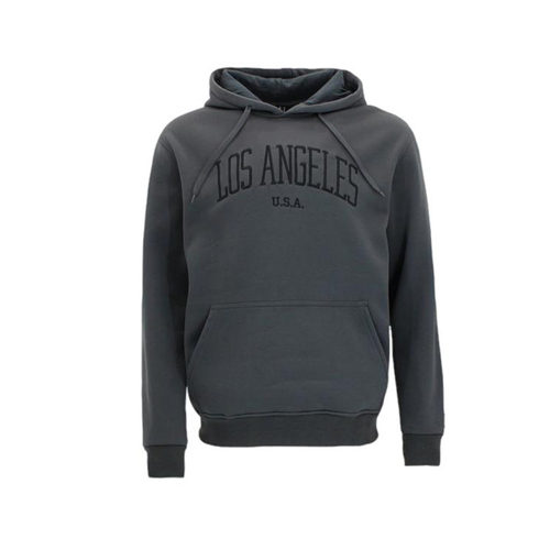 FIL Men's Fleece Hoodie - LOS ANGELES/Charcoal [Size: S]