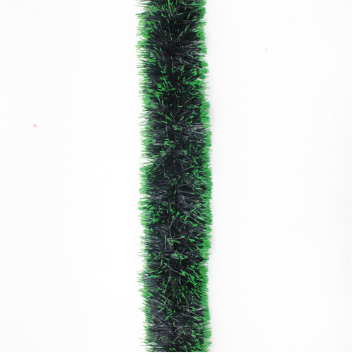 5x Luxury Christmas Tinsel Garland - Green Tips_Dark Green(2M)