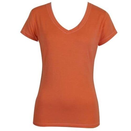 FIL Women's Soft Stretch T Shirt Tee Top - Peach [Size: 8]