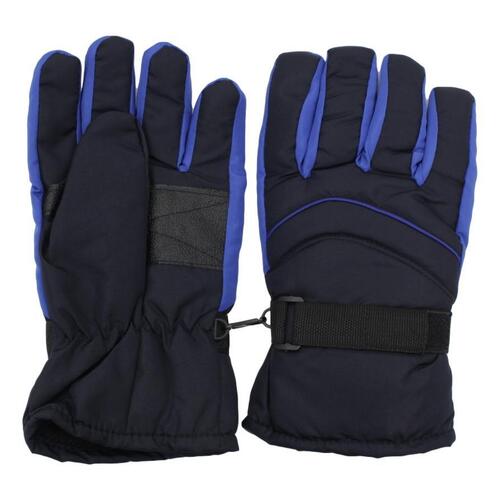 FIL Men's Insulated Ski Gloves - Blue/Navy