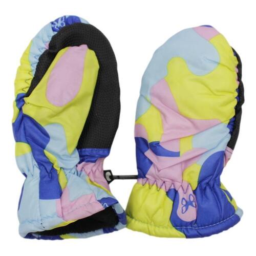 FIL Kid's Insulated Ski Gloves - Ski Mittens Pink Camo