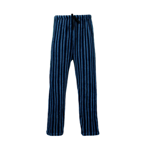 FIL Men's Plush Fleece Pyjama Lounge Pants - Blue/Stripes [Size: 2XL]