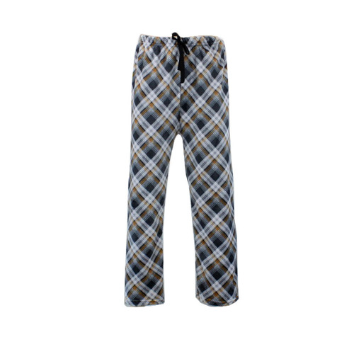 Men's Plush Fleece Pyjama Lounge Pants - Multi/Plaid [Size: XL]