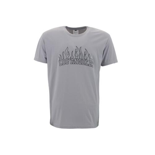 FIL Men's Cotton T-Shirt - Los Angeles B - Cool Grey [Size: S]