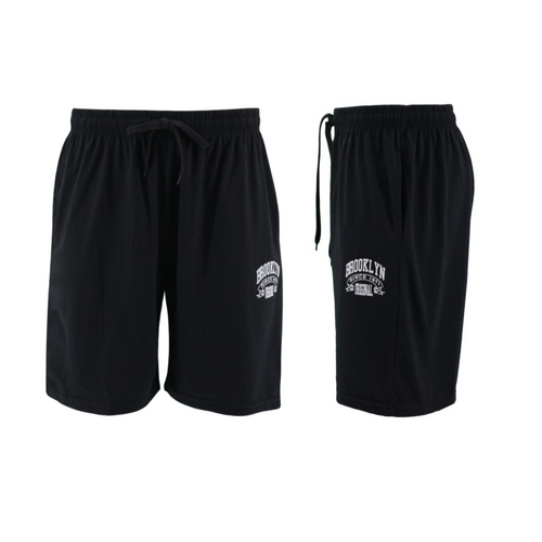 FIL Men's Cotton Shorts - Brooklyn B - Black [Size: S]